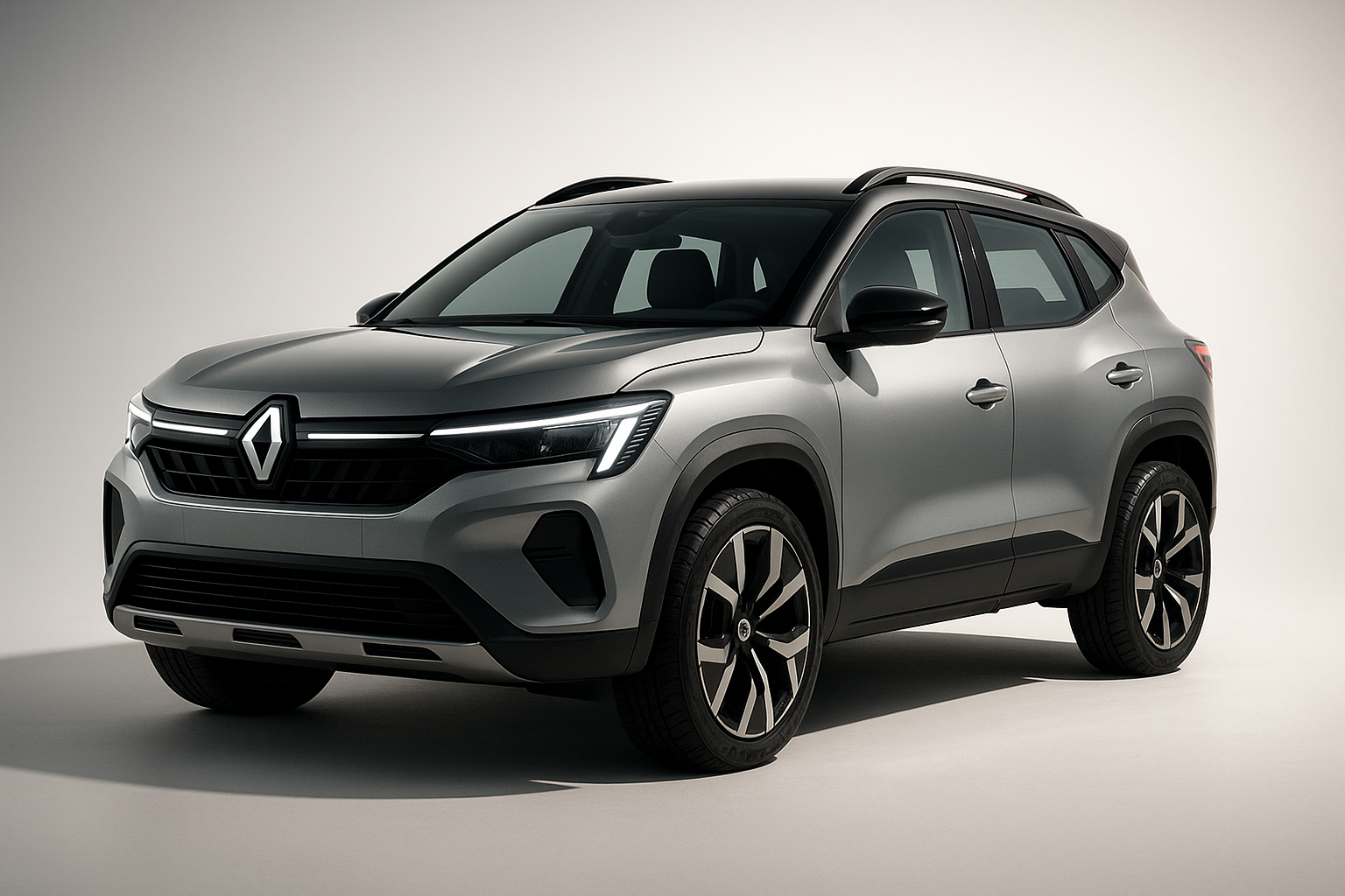 Renault Bridger Concept compact SUV - AI generated studio image