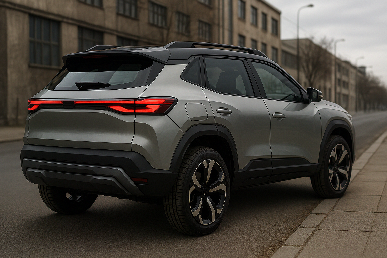 Renault Bridger Concept rear design - AI generated image