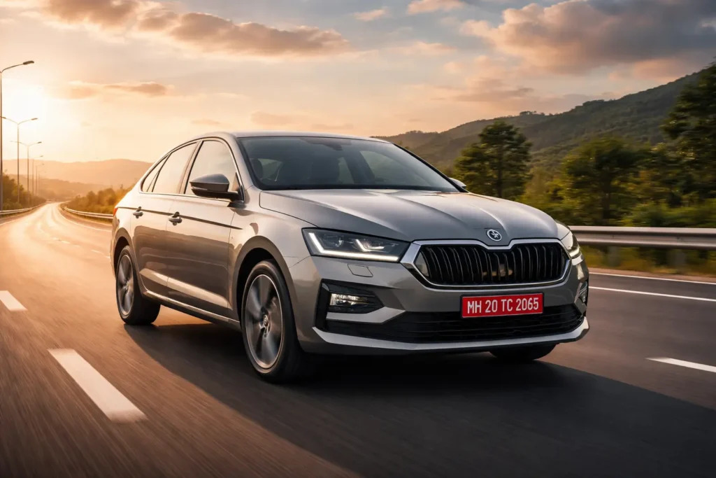 skoda-slavia-highway