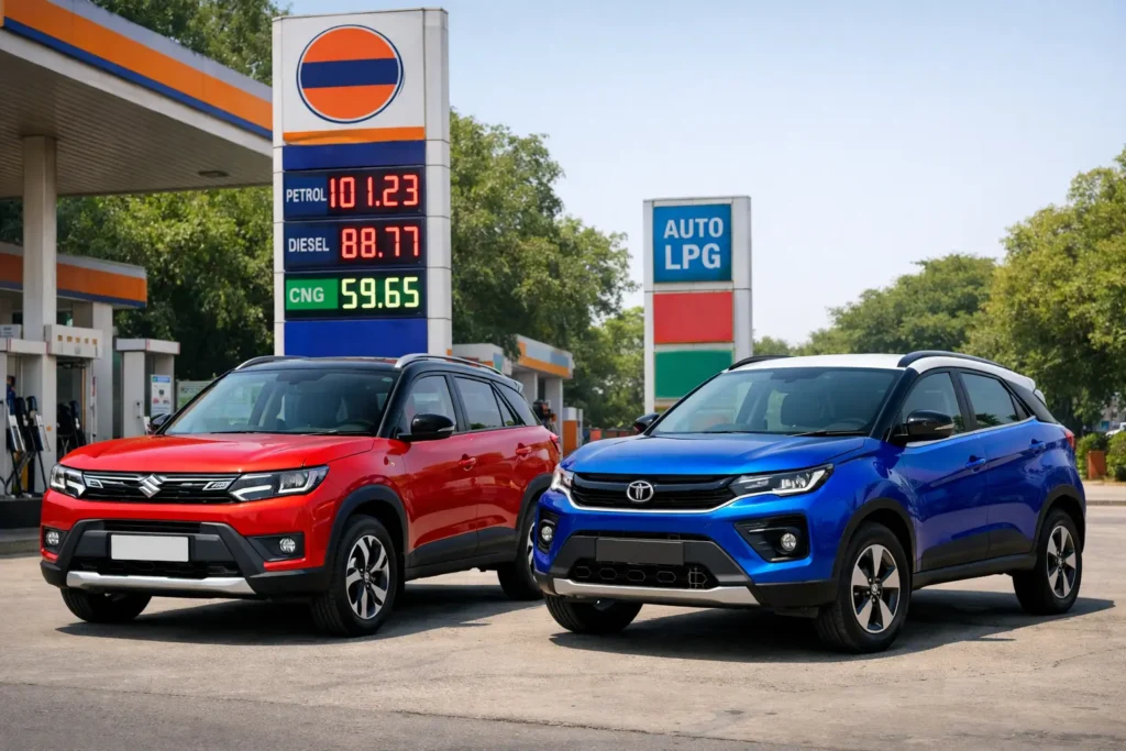 Maruti Brezza vs Tata Nexon real world mileage